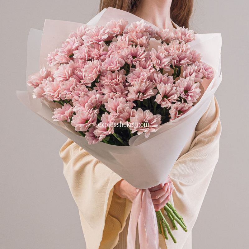 Букет из 11 кустовых хризантем